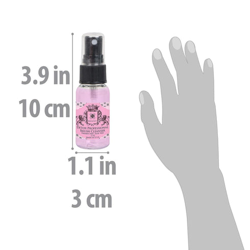 SHANY DETOX Professional Makeup Brush and Sponge Shampoo, Paraben Free, Vegan, 1oz