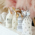 Enjonar 24pcs Treat Bags, Silver Plastic Drawstring Party Favor Bags for Candies and Goodies