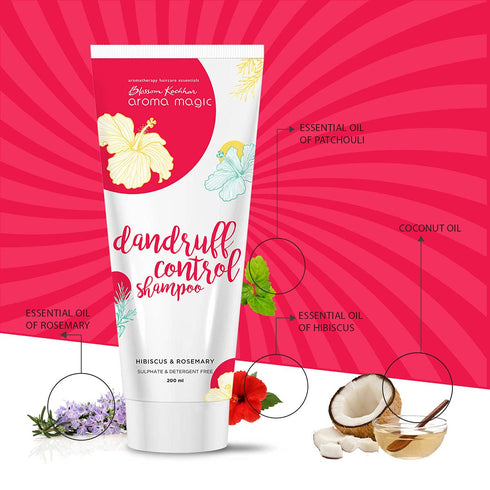 Anti Dandruff Shampoo, 6.76 Fl Oz, Hydrating Shampoo for Dry Scalp with Rosemary & Coconut Oil