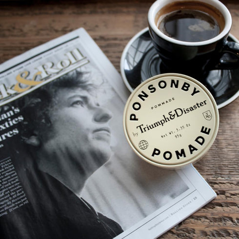 TRIUMPH & DISASTER Ponsonby Pomade – Medium Hold Hair Wax for Men and Women, High Shine, Non-Greasy, 95g