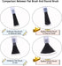 Empty Nail Polish Bottles: 5ML, 6PCS Small Glass Refillable Containers with Round Brush, Mixing Balls & Funnels.