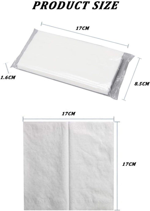 Pack 16 Packets, 480 Car Tissue Refill, Disposable Facial Tissues, Disposable Face Towel, Facial Tissues Travel Size