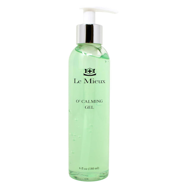 Le Mieux O2 Calming Gel - Soothing Facial Gel with Aloe for Mild Skin Irritation & Redness, 6 oz