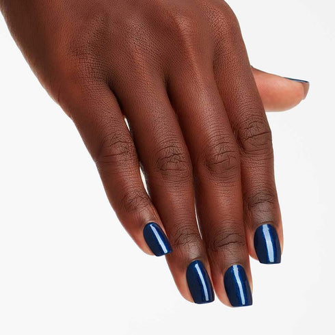 OPI Nail Lacquer, Opaque Dark Blue Purple Shimmer, Chip Resistant, Vegan, Fast Drying