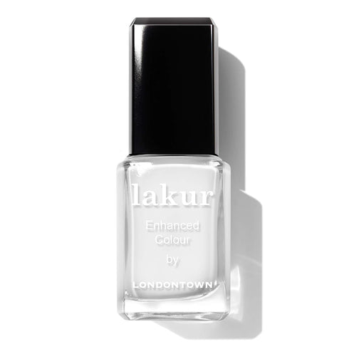LONDONTOWN lakur Nail Polish - Chip-Resistant, Non-Toxic Shimmery Silver Glitter