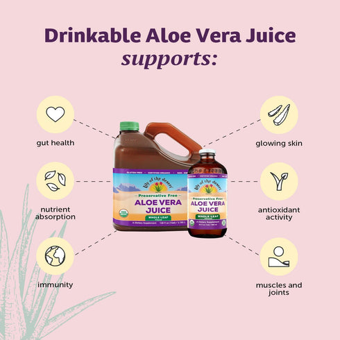 Lily of the Desert Aloe Vera Juice, Whole Leaf Filtered, 32 Fl Oz