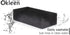 Big Sponge - Made in Europe, 3 Pack Black, Extra Large Odorless Commercial Sponge for All Purpose Cleaning