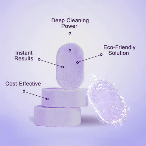 Wanban Cleaner(1 Bottle+18Tablet) The All-In-One Multi Purpose Cleaning System with Cleaning Tablets - Cleaning Spray