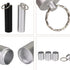 Shulemin Pill Organizer Travel Weekly Daily Large Pill Box with Sealing Rings, Portable Pill Case Keyring Design