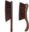 Kakamono 2PCS Hand Broom Cleaning Brushes-Soft Bristles Dusting Brush for Cleaning Car/Bed/Couch/Draft/Garden/Furniture/Clothes,Wooden Handle(Brown)