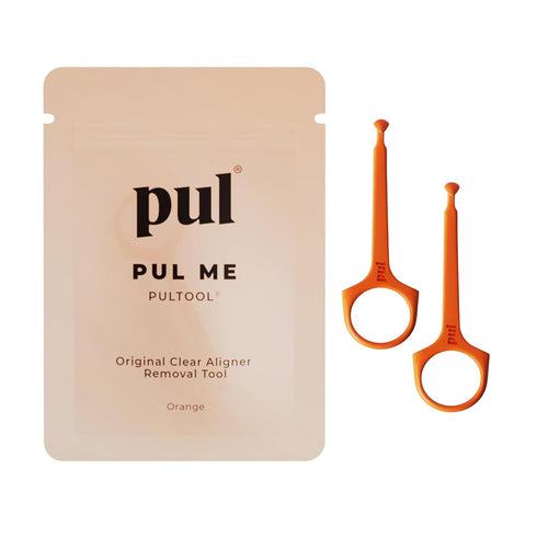 PUL Pack of 2 Reusable Clear Aligner Removal Tool, Compatible with Invisalign, Removable Braces, Easy-to-Use Device