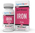 Just Women Iron 25 mg (Ferrous Fumarate) MicroLingual Tablets, 90 Count, Non-GMO, Quick Dissolve, Easily Absorbed