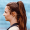 Large Hair Ties for Thick Hair, Non-Slip Seamless Ponytail Scrunchies, Brown, 8 Pcs