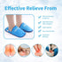 NEWGO Foot Ice Pack Slippers for Plantar Fasciitis - Gel Ice Packs for Feet Pain Relief, Hot Cold Therapy, 2 Pack