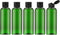 LISAPACK 3.4 oz Travel Bottles for Toiletries, Plastic Travel Size Containers for Shampoo Conditioner TSA Approved