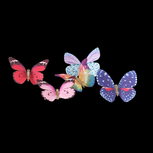 inSowni 20 Pack Multi Colors Butterfly Hair Clips Barrettes for Women Girls Kids Bridal Wedding Accessories