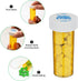 Urekt 6 (20 Pack) Empty Plastic Medicine Pill Bottles with Child Resistant Caps, Dram Small Prescription Medicine