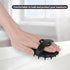 Scalp Massager Hair Growth, Silicone Bristles Scrubber for Wet Dry Hair Care, Head Massager for Women Men, Black