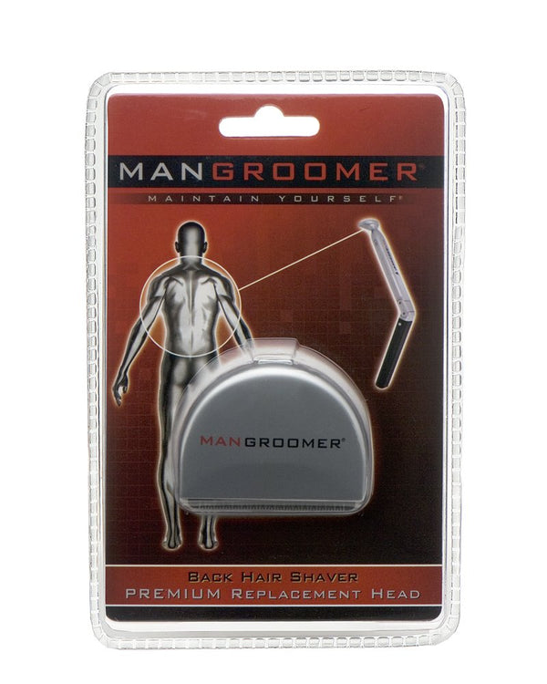 MANGROOMER Do-It-Yourself Electric Back Hair Shaver, Premium Replacement Head
