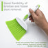 Broom Dustpan Brush, Mini Broom and Dustpan Set for Desk, Home, Camping Tent, Light Green