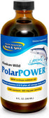 North American Herb & Spice PolarPower Wild Sockeye Salmon Oil - 8 fl. oz. - Omega-3, Vitamin A, D, Antioxidants - 48