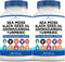 Sea Moss 3000mg, Black Seed Oil 2000mg, Ashwagandha 1000mg, Burdock 1000mg Root Mineral Support - 120 Count