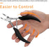 Toenail Clipper for Thick and Ingrown Toenails, Long-Handled Stainless Steel Scissors and Files for Adults and Elderly