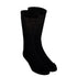 Truform Comfort Crew Diabetic Socks for Men and Women - Mid Calf, Black, Small