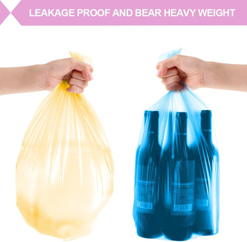 FORID Small Bathroom Trash Bags - 2.6 Gallon Colored Garbage Bags, 250 Counts, Unscented Waste Can Liners