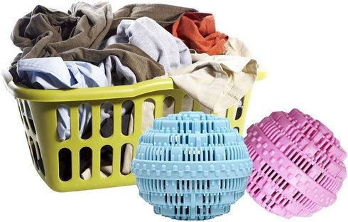 BERON Eco-Friendly Wash Ball, Super Laundry Balls for 1500 Washings, Set of 2