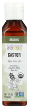 Aura Cacia Organic Skin Care Oil, Castor, 4 Fluid Ounce