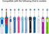 Nincha Electric Toothbrush Travel Case for Oral B & Philips Sonicare,Black