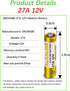 SKOANBE 27A 12V Alkaline Battery - Pack of 5