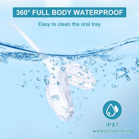 Teeth Whitening Kit with 32xLED Light, Professional Complete at Home Smart Phone Whitening System for iPhone/Android/USB