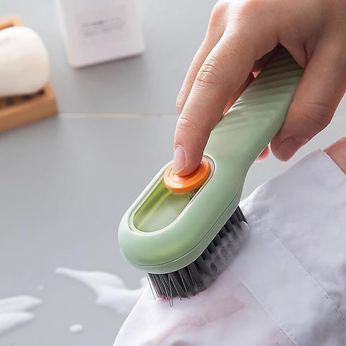 LUTRAYOHO Scrub Brush with Handl, Heavy-Duty Scrub Brushes for Cleaning, Durable Bristles, for Kitchen, Bathroom