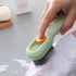 LUTRAYOHO Scrub Brush with Handl, Heavy-Duty Scrub Brushes for Cleaning, Durable Bristles, for Kitchen, Bathroom