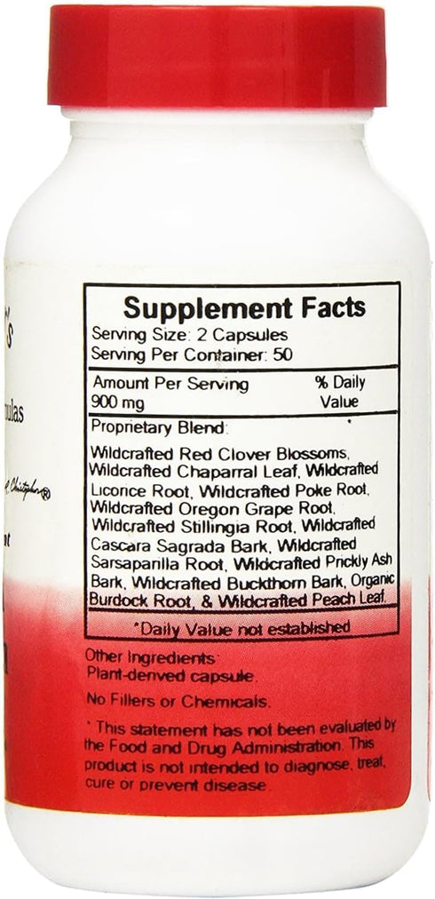 Dr. Christopher's Blood Stream Formula - Supplement for Blood Circulation and Vein Elasticity