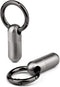 Micro Keychain Pill Holder, TISUR Titanium Pill Case Waterproof Pill Fob for Emergency Aspirin & Nitroglycerin for