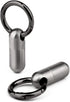 Micro Keychain Pill Holder, TISUR Titanium Pill Case Waterproof Pill Fob for Emergency Aspirin & Nitroglycerin for