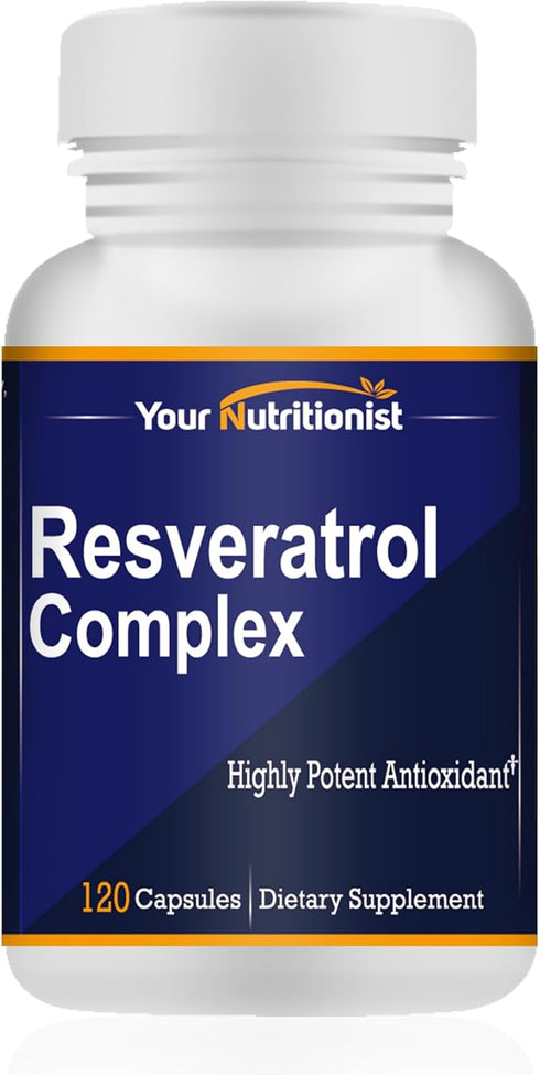Resveratrol Complex, Potent Antioxidants, 120 Capsules, 60 Days Supply