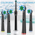 Replacement Brush Heads for Braun Oral b, Compatible with Pro 1000/2000/3000/5000/6000, 12 Pcs