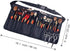 Professional Portable Makeup Brush Waist Bag Case, Foldable Cosmetic Brush Pouch with Multi Pockets