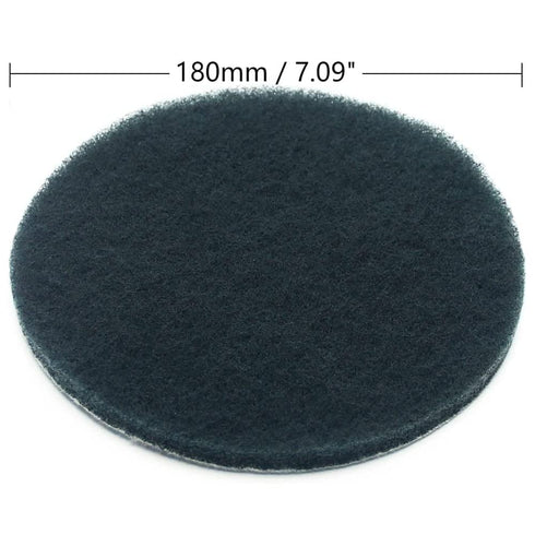 Auniwaig 1200-Grits 7 Inch Scrubber Scouring Pads Flocking Scuff Pads-Multipurpose, Drill Scuffing Disc Hoop and Loop Surface Conditioning Disc Gray 8pcs