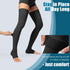 Socks,20-30 mmHg Thigh High Compression Open Toe Compression Stockings for Men Women,for Varicose Veins,Edema,DVT