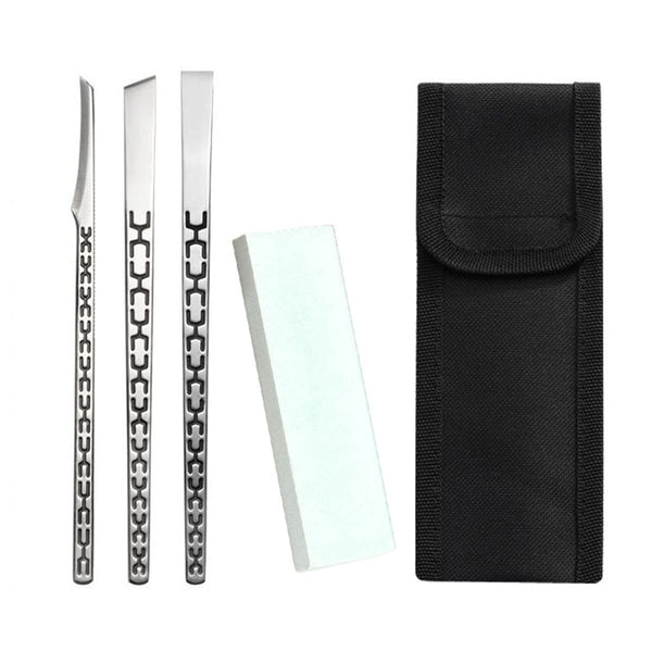 Stainless Steel Ingrown Toenail Pedicure Knife Set, Professional Foot Skin Scraper Kit