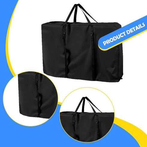Zxpjkyu Folding Chair Storage Bag Heavy Duty Windproof Transport Bag Cover Carrying Case for Outdoor Chair Garden