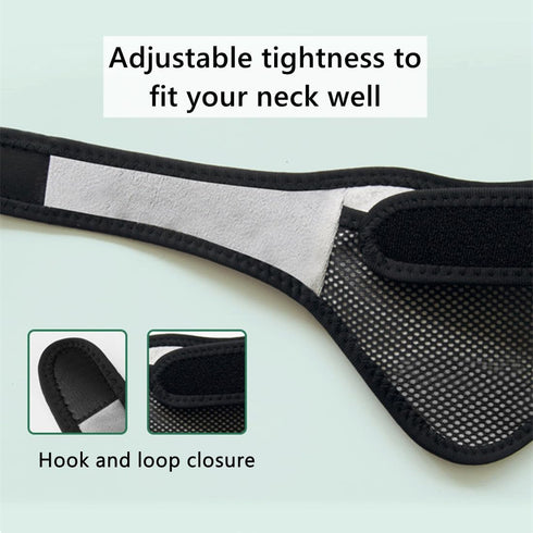 USB Heated Neck Wrap, Electric Neck Warmer Collar for Pain Relief, Adjustable Temp, Auto Shut Off, Portable Neck Brace