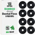 Dental Floss Refill Rolls, Charcoal Woven Thread, 8 Pack, Mint