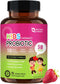 Kids Probiotic Chewable, 5 Billion CFUs + Prebiotics for Ages 3+, Natural Strawberry Flavor, 75 Servings
