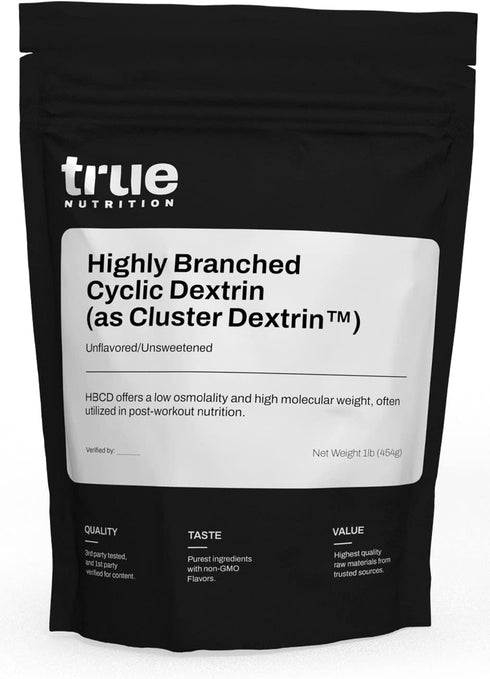 True Nutrition Highly Branched Cyclic Dextrin, 1lb, Vegan and Non-GMO Carbohydrate Powder for Intra-Workout Energy